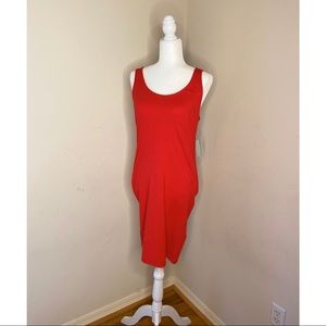 Forever 21+ Red Bodycon Dress W/ Caged Back- 1X